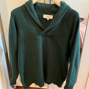 Cashmino shawl collar